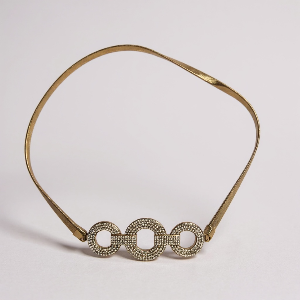Lustre Circle Chain Belt