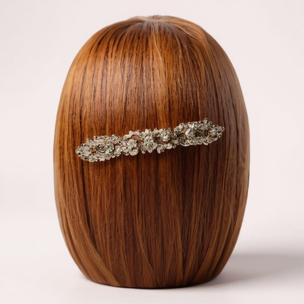 CrystalCrest Hair Brooch