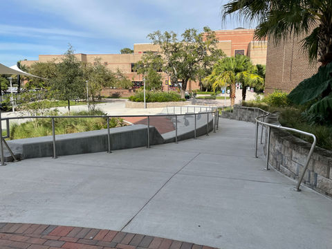 UCF Curved Stainless Steel Handrails