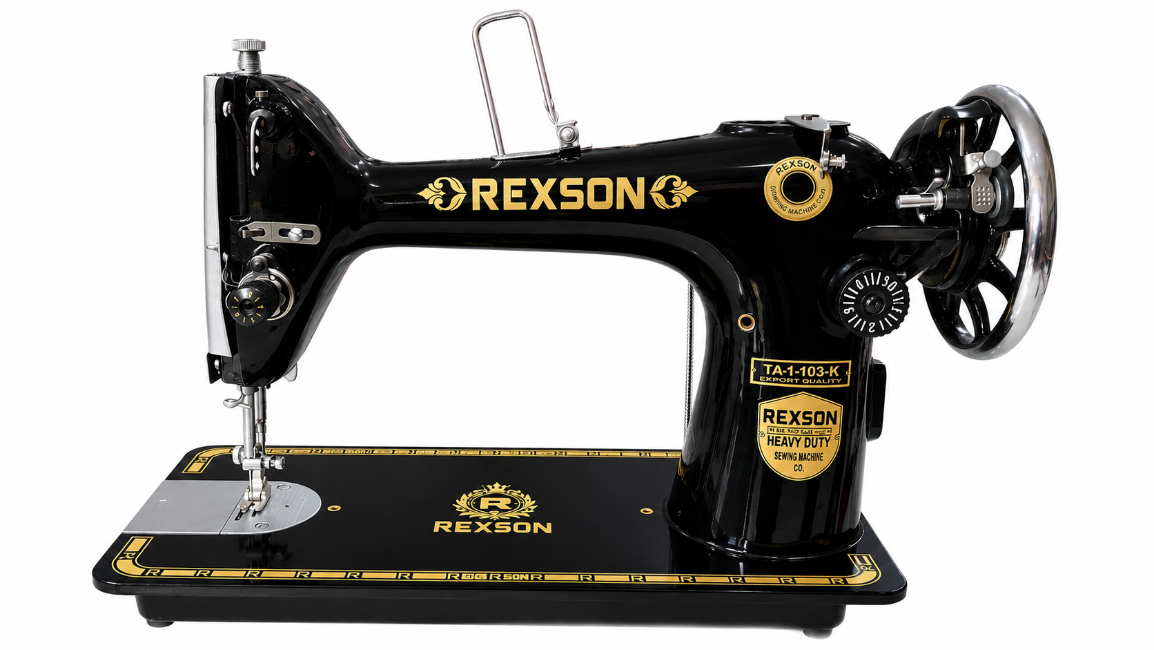 Rexson TA1 103 K heavy duty black sewing machine