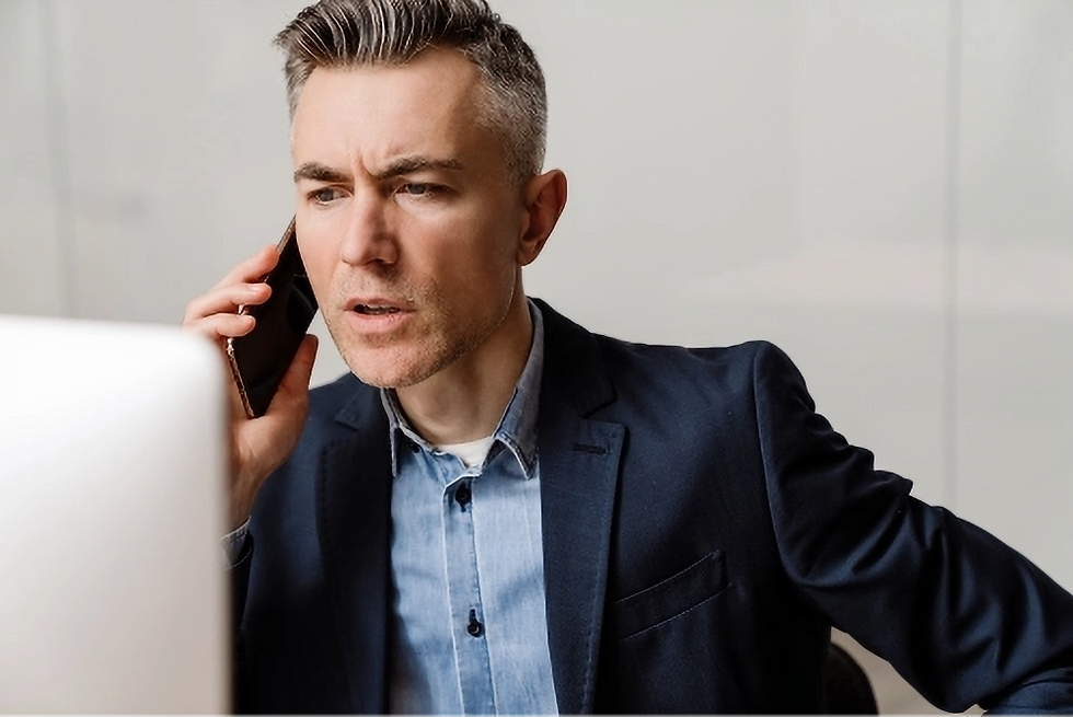 Employment lawyer listening to details about a discrimination case