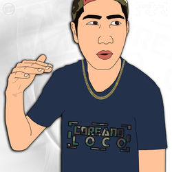 CARICATURA COREANOLOCO