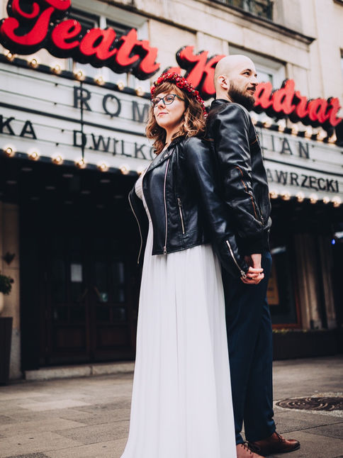 Miejska sesja ślubna? Why not! | Plener ślubny w Warszawie | Sesja poślubna