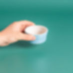 Blue ramekin