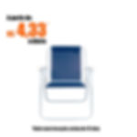 Cadeira de praia em Alumínio