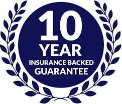 10 Year Insurance Backed Guarantee Logo