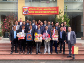 Hội thánh Lời Sự Sống Việt Nam và cộng đồng Tin lành đến chúc Tết CATP HN - Phòng an ninh nội địa