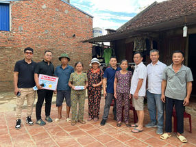 HỘI THÁNH LỜI SỰ SỐNG BẮC NINH & HẢI PHÒNG TRAO QUÀ TẠI XÃ HOÀNG VÂN, BẮC NINH