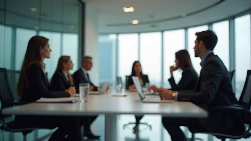 Sales meeting in progress