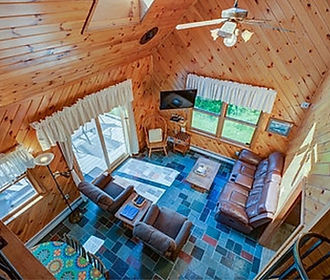 Living area of the cottage