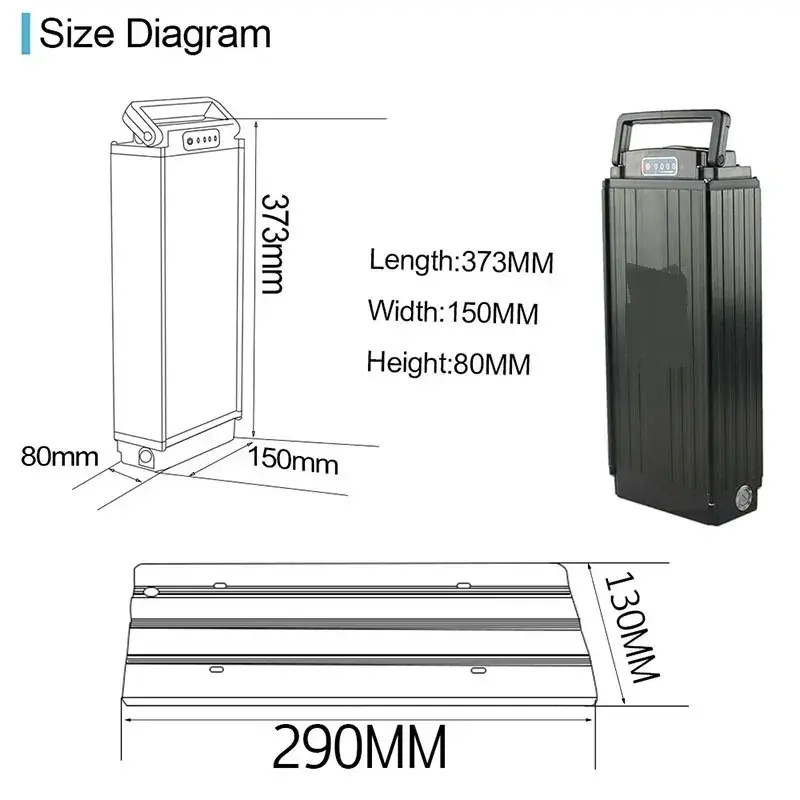 Thumbnail: 52v 20Ah Battery with Rear Rack