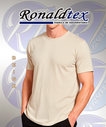 Remeras Lisas Algodón Peinado premium RONALDTEX