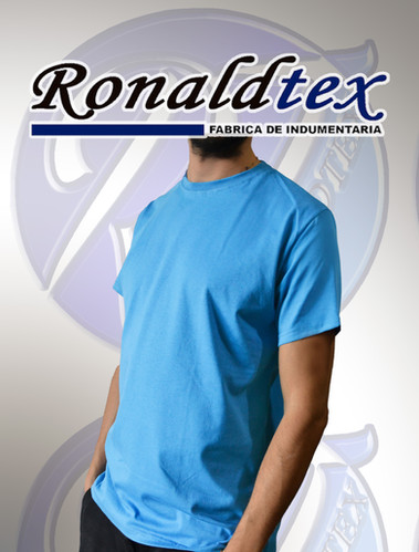Remeras Lisas Algodón Supercardado de s al xxl RONALDTEX