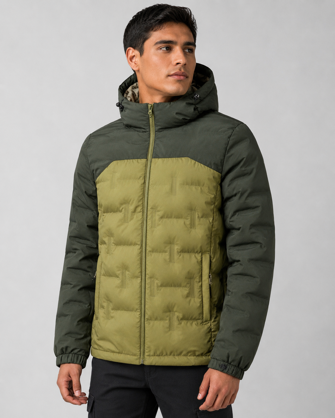 Campera Importada Media Estación Premium Capucha desmontable