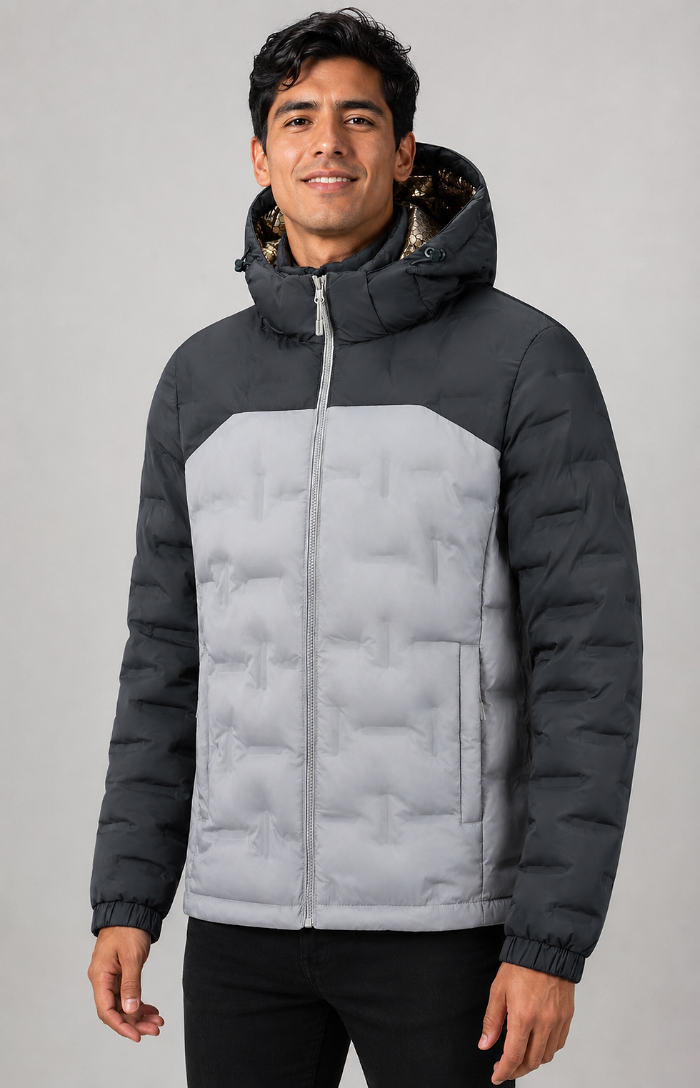 Miniatura: Campera Importada Media Estación Premium Capucha desmontable