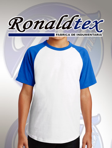 Remera manga ranglan Combinada de Niño RONALDTEX