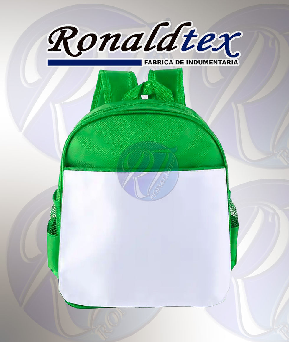 Miniatura: Mochila para jardín para sublimar color verde Benetton