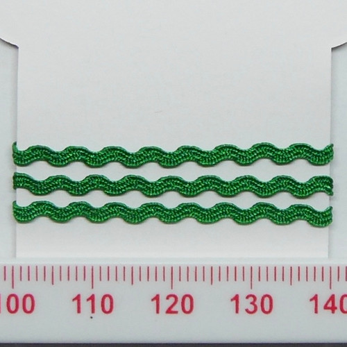 Tiny ricrac trim Emerald Dolls House Draper