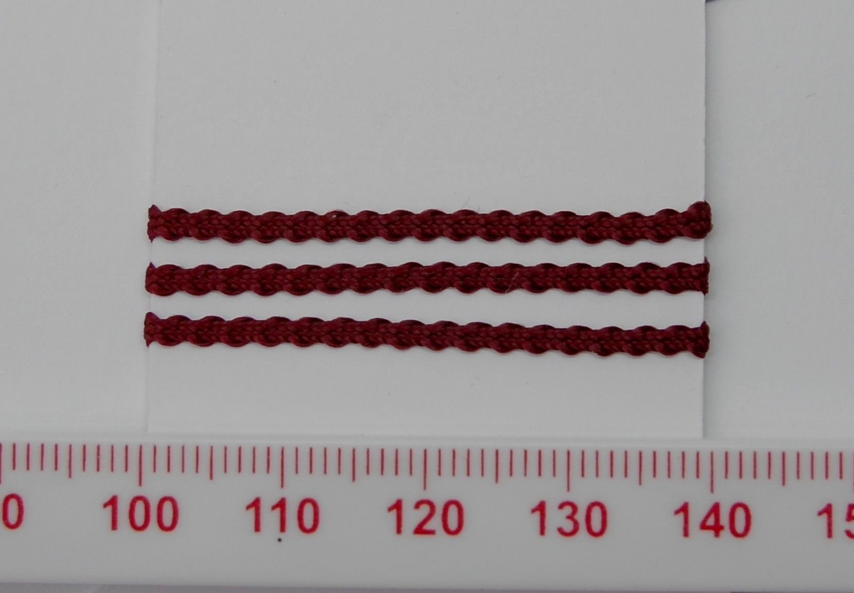 2mm Knobbly braid - Wine