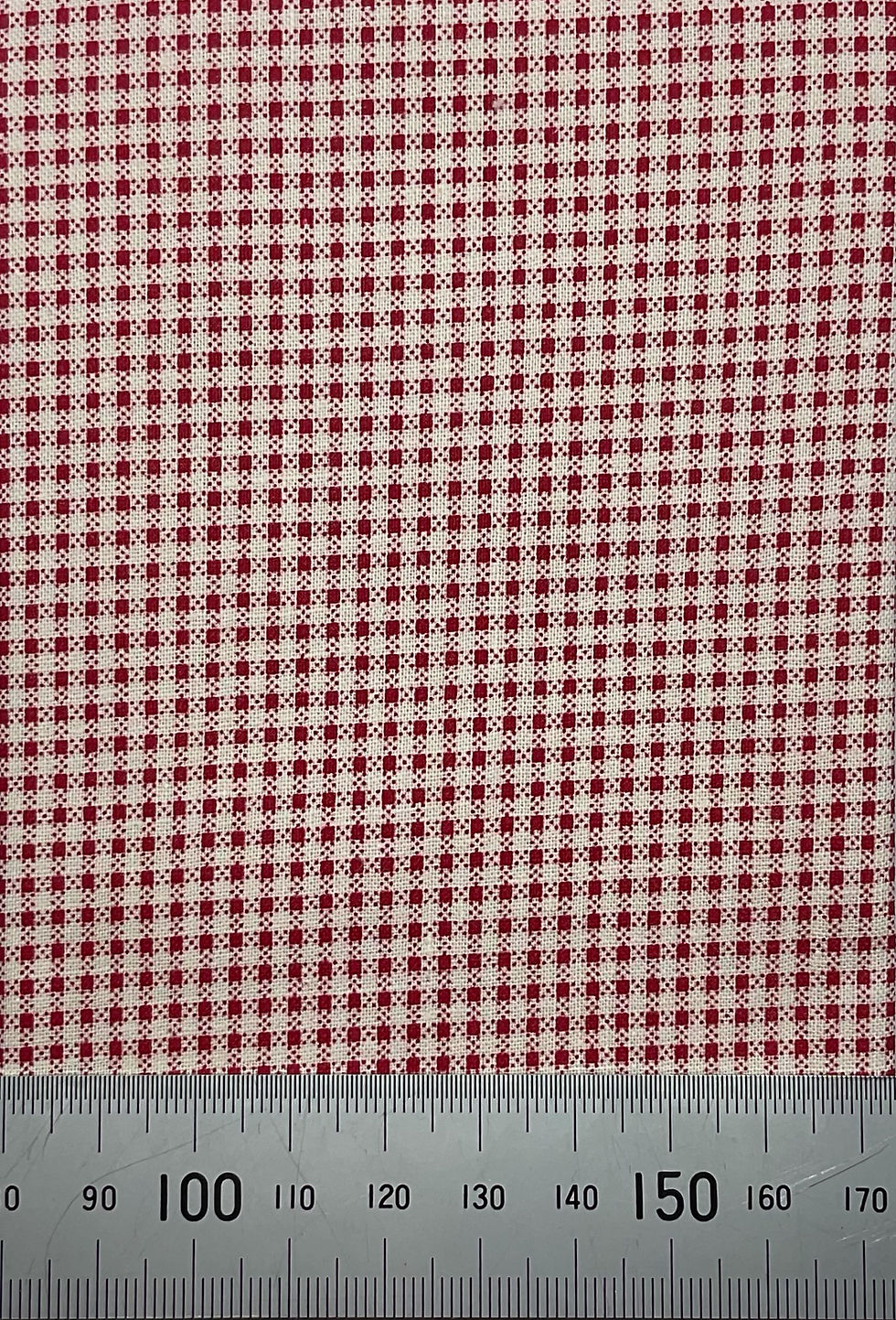 Thumbnail: Red and white cotton print