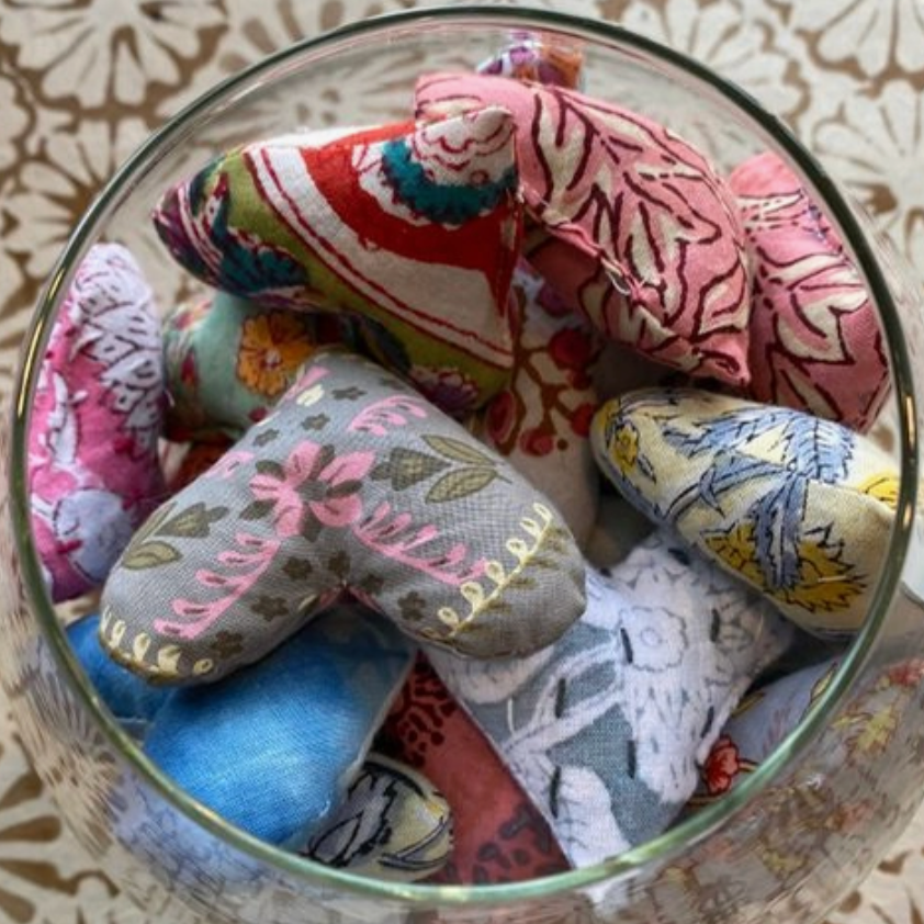 Thumbnail: Mini Lavender Heart Sachets