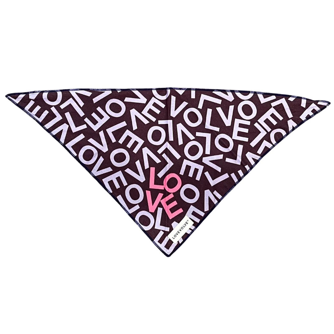 Pet Bandana - Maroon & Pink (S/M)