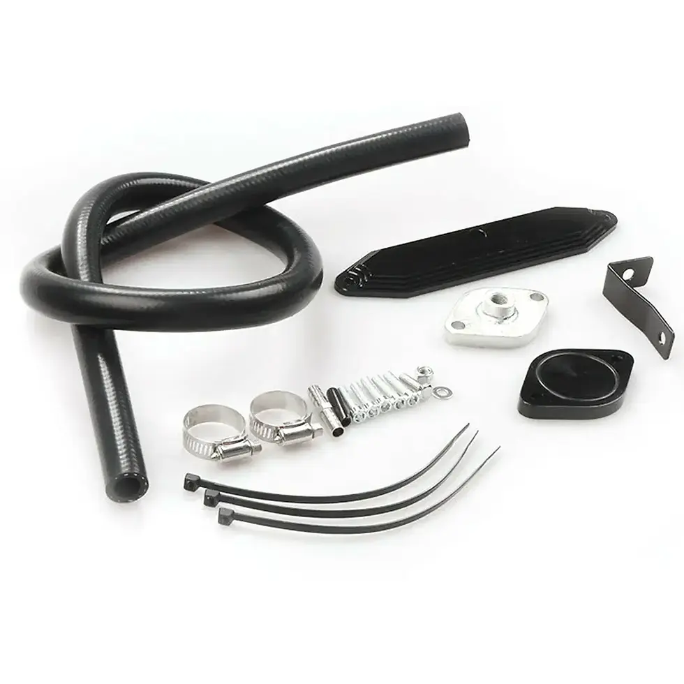 Thumbnail: EGR Valve Cooler Delete Kit For 11-25 Ford 6.7L Powerstroke Diesel