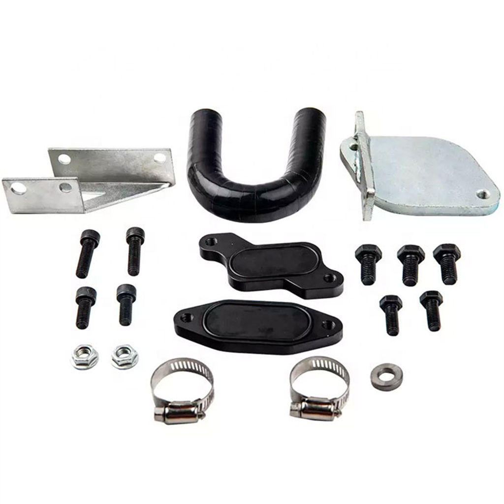 2007-2010 Duramax LMM 6.6L - EGR Delete Valve Cooler Kit for Silverado & Sierra