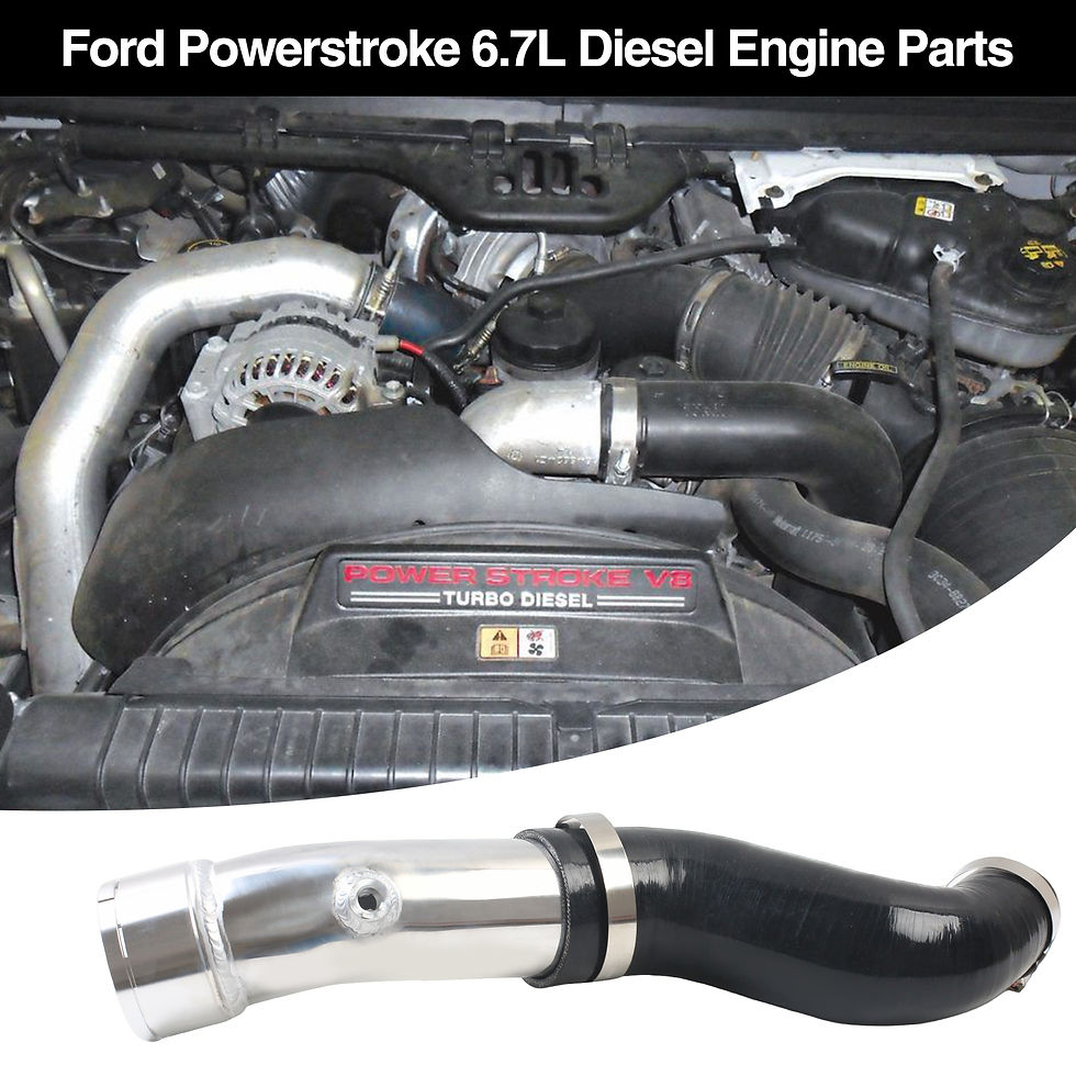Thumbnail: COLD SIDE INTERCOOLER PIPE FOR 2017-2023 FORD POWERSTROKE 6.7L