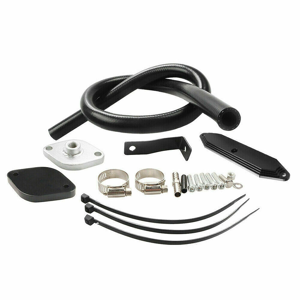 Thumbnail: 2011-2022 Powerstroke 6.7L - EGR Delete Track Off-Road Track Bypass Kit W/