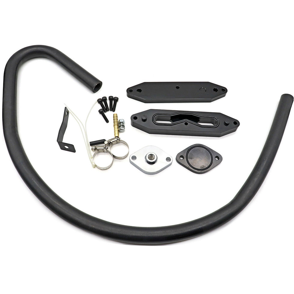Thumbnail: 2011-2022 Powerstroke 6.7L - EGR Valve Cooler Delete Kit & Passthrough Plate
