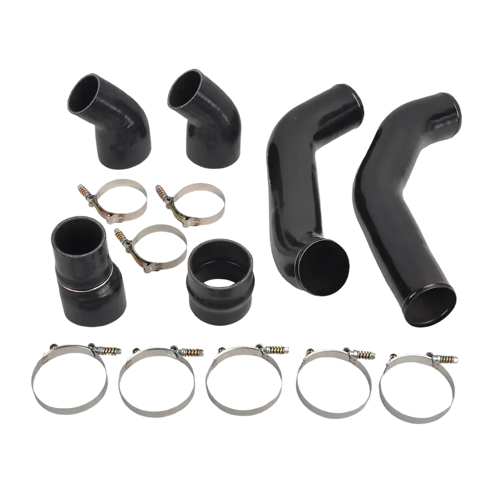 Thumbnail: Black Intercooler Pipe & Boot Kit For 13-18 6.7L Cummins Diesel
