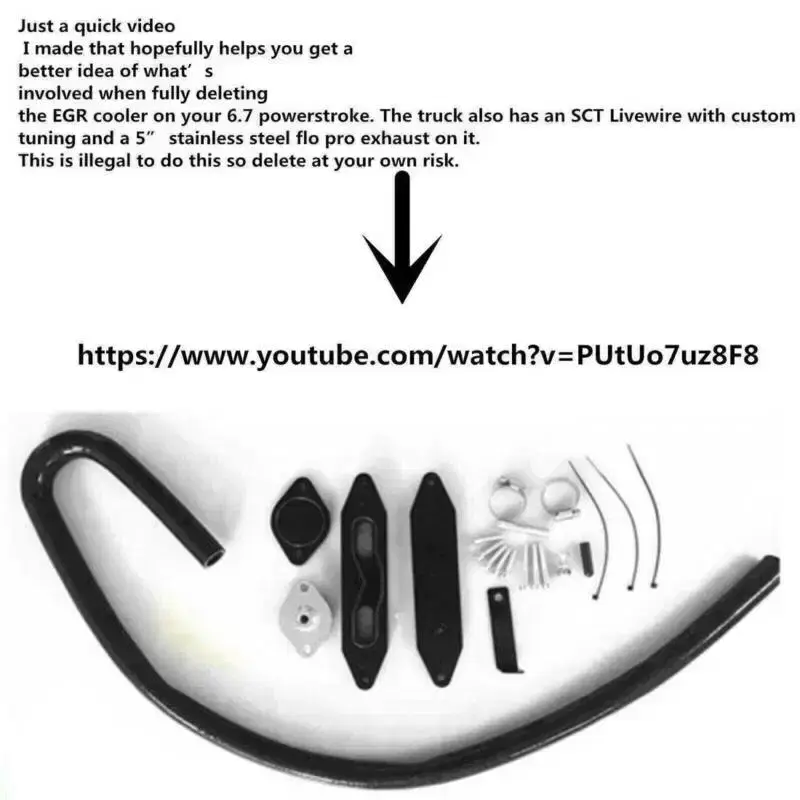 Thumbnail: Powerstroke EGR w/ Coolant Bypass for 2011-25 Ford 6.7L Diesel Trucks