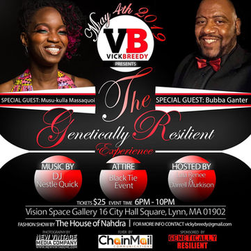 Musu-kulla Massaquoi, special guest promoting breast cancer awareness. ‘Listen To Your Body.'