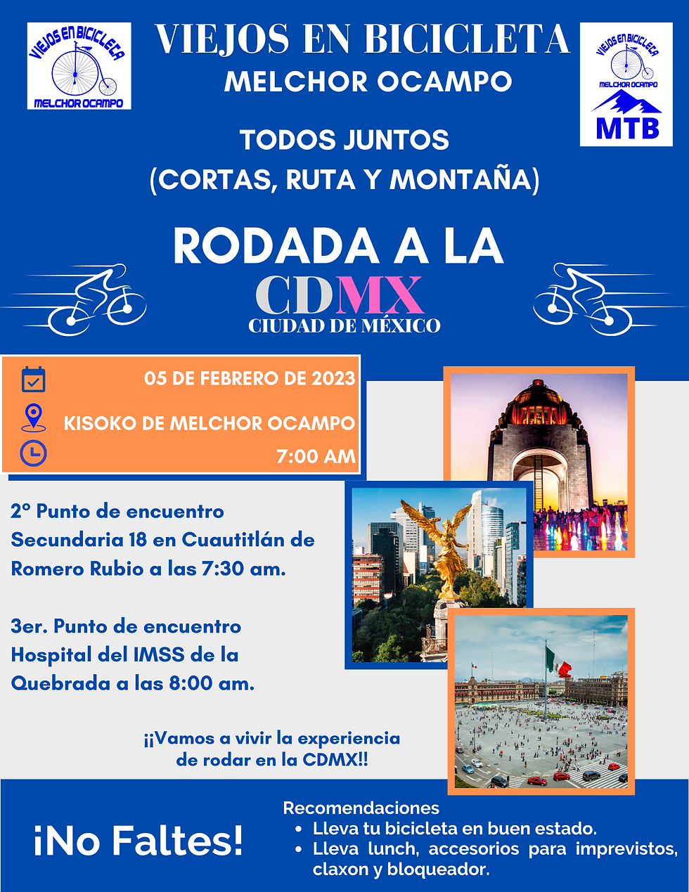 Rodada a la CDMX