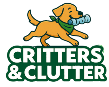 Dog running on Critters & Clutter