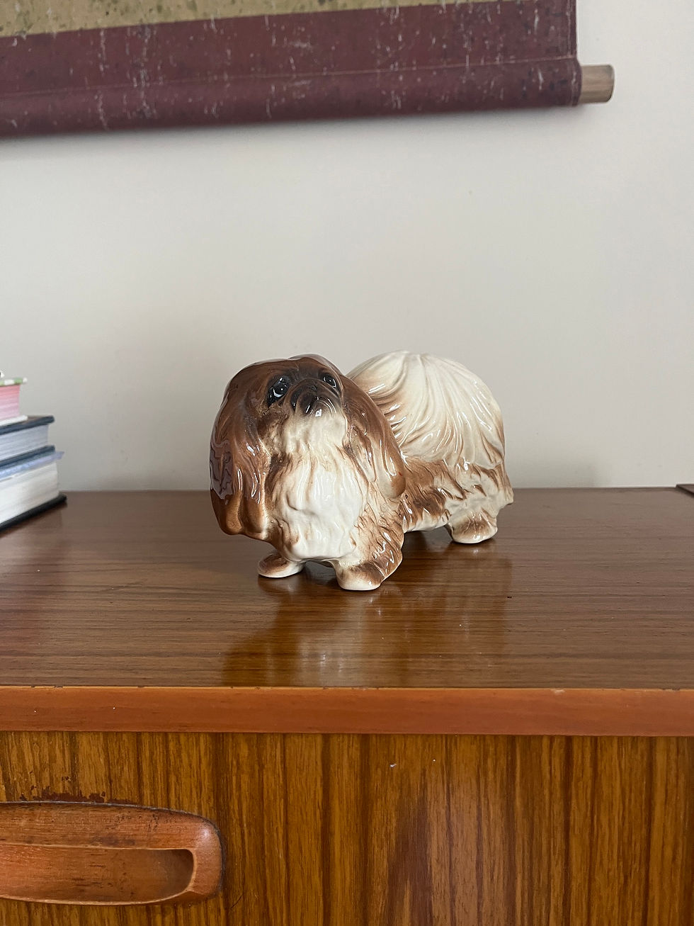 Thumbnail: Pekingese Dog Ceramic Figurine
