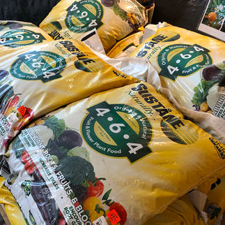 BAGS OF SUSTAIN FERTILIZER