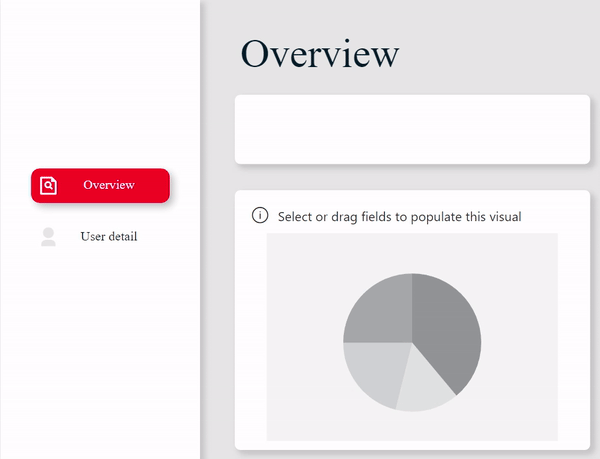 Power BI Button in different states