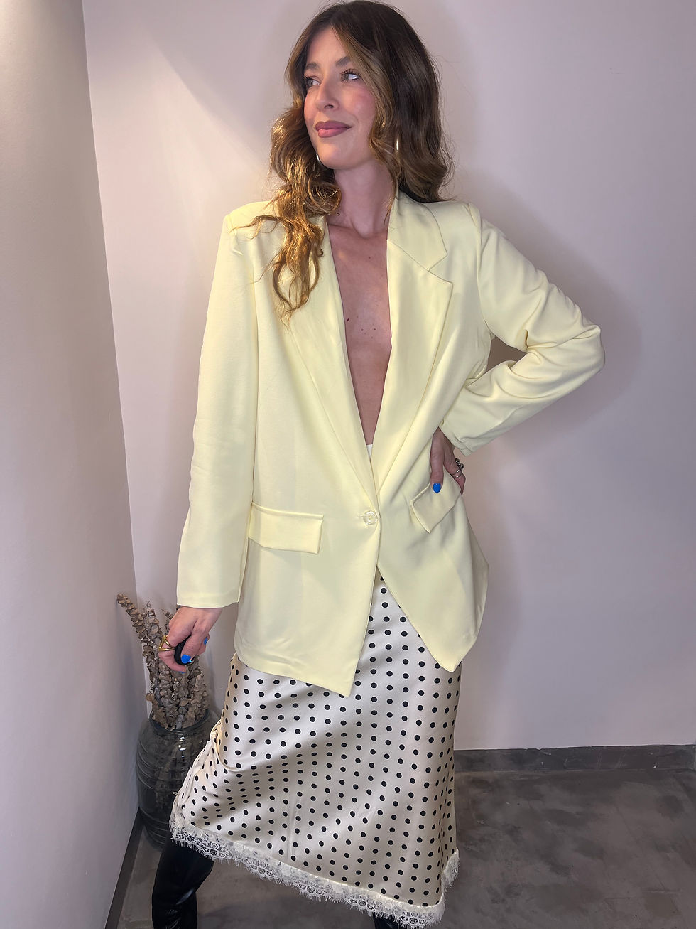 Miniatura: Blazer basic hombreras 