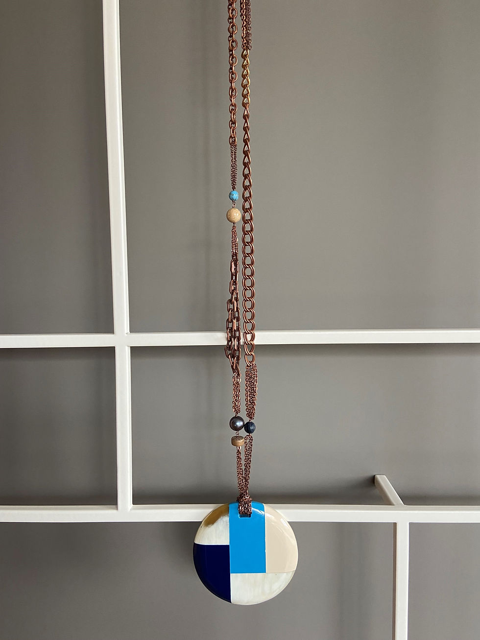 Miniatura: Collana Femme ciondolo blu