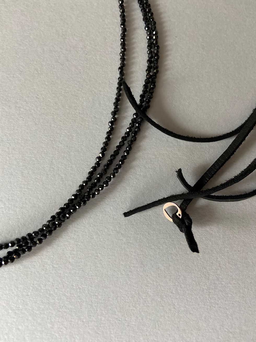 Miniatura: 3 in 1 Choker /Bracciale / Collana nero