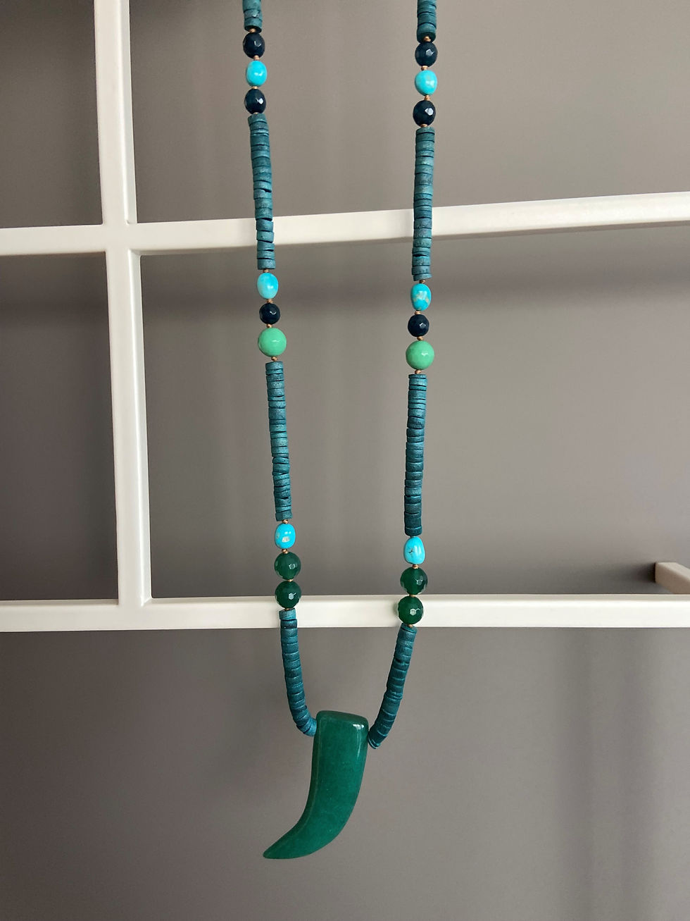 Miniatura: Collana Freedom corno verde