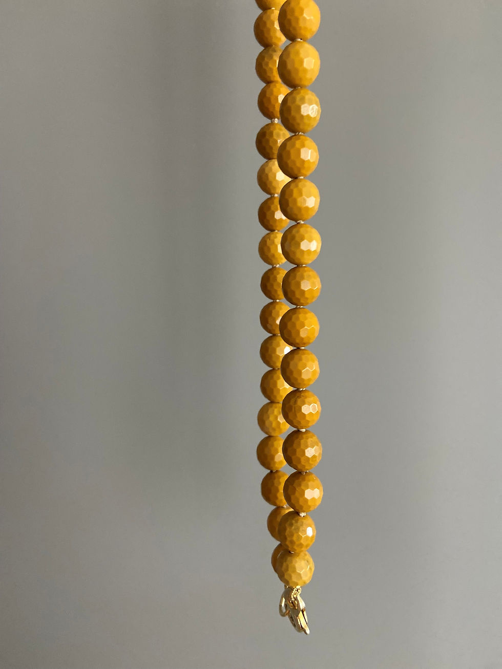 Collana Happiness giallo ocra