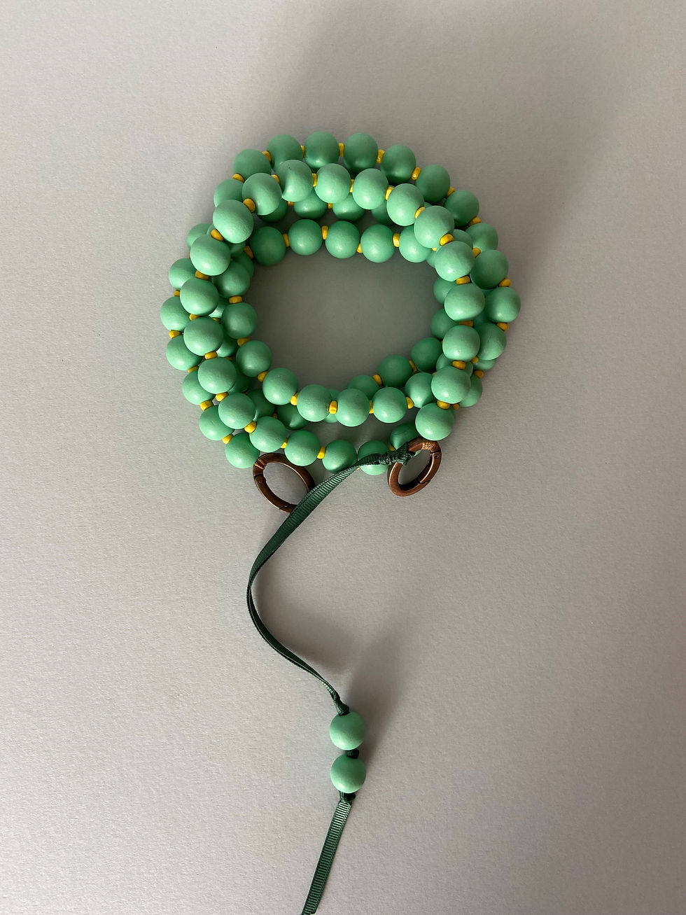 Tracolla Balls turchese/ giallo