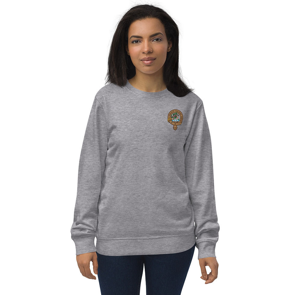 Miniature : Burnett Buckle Crest Unisex organic sweatshirt