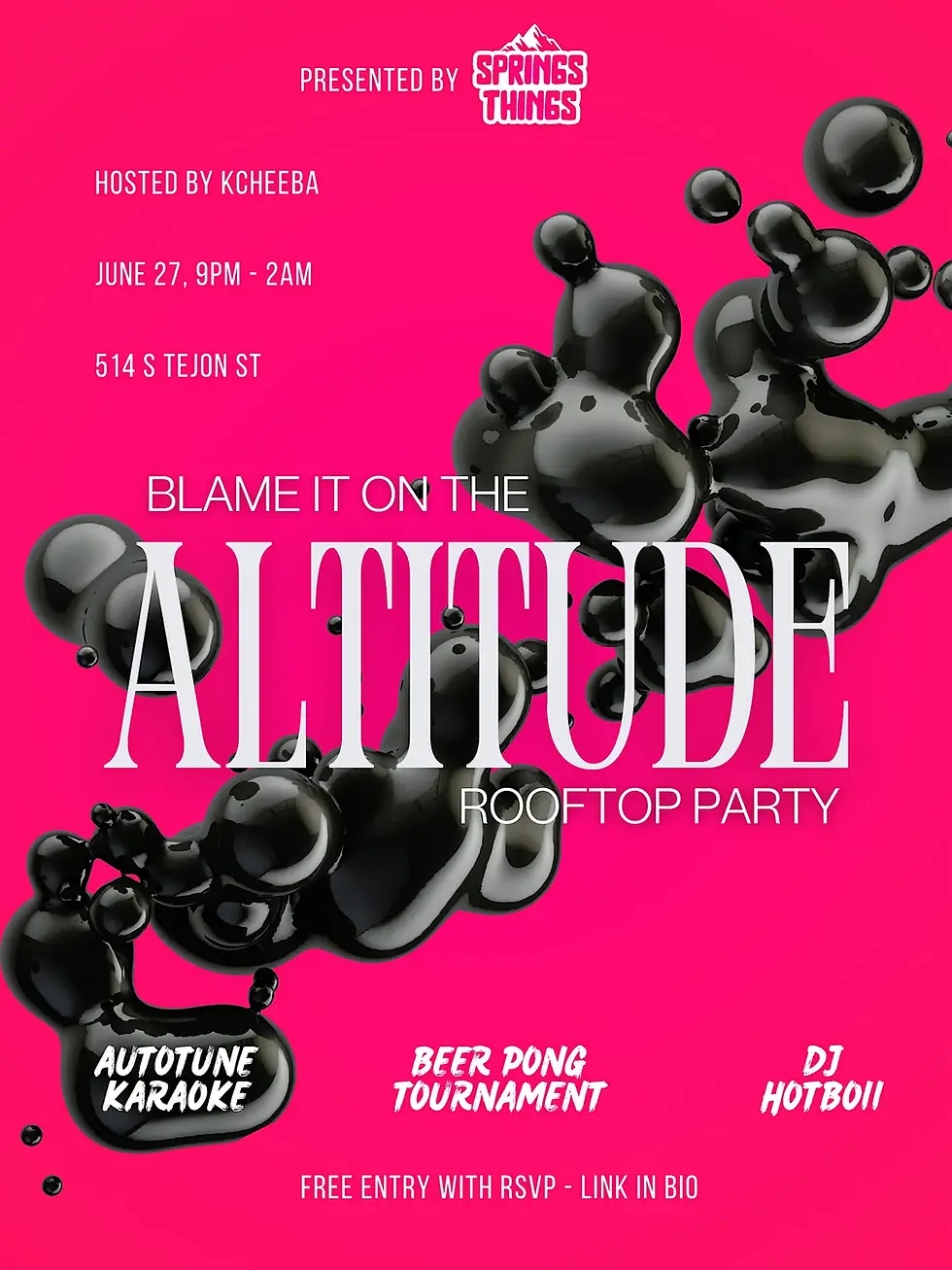 Blame It On The Altitude Rooftop Party