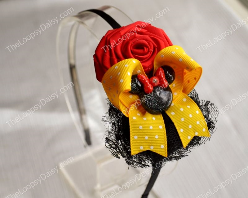 Red, Yellow & Black Classic Minnie Headband