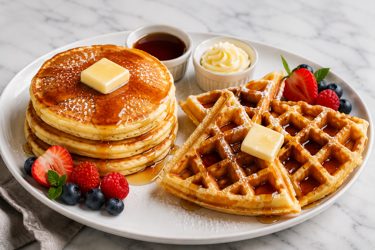 Buttermilk Pancakes & Belgian Waffles