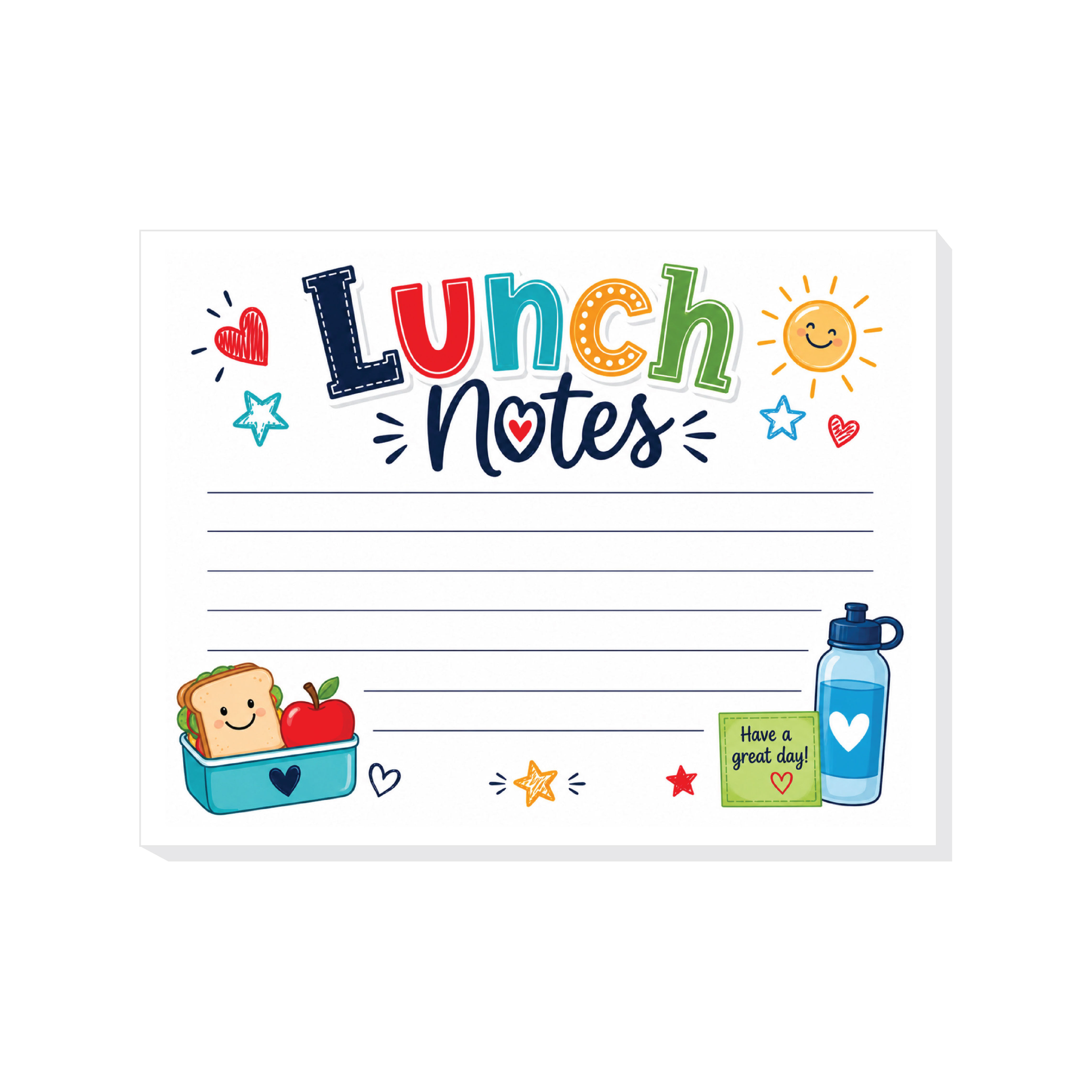 Lunch Notes Notepad
